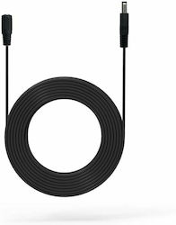 Ezviz Outdoor Extension Power Cable Ip Cameras 1× Dc 5.5 Mm Male 1× Dc 5.5 Mm Female Length 10m Black