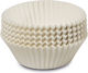 100 Pcs White Easy Bake Cupcake Paper Cases Ø7x3cm