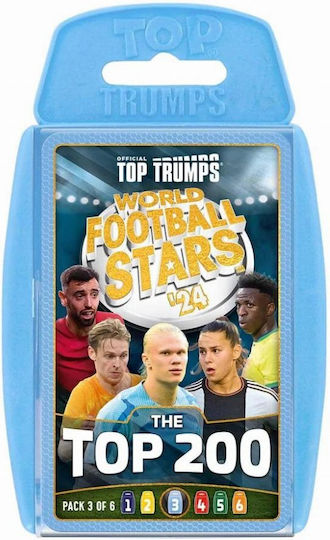 Επιτραπέζιο Παιχνίδι Top Trumps World Football Stars 2024 The Top 200 Pack 3 για 2-4 Παίκτες 6+ Ετών (EN) Winning Moves