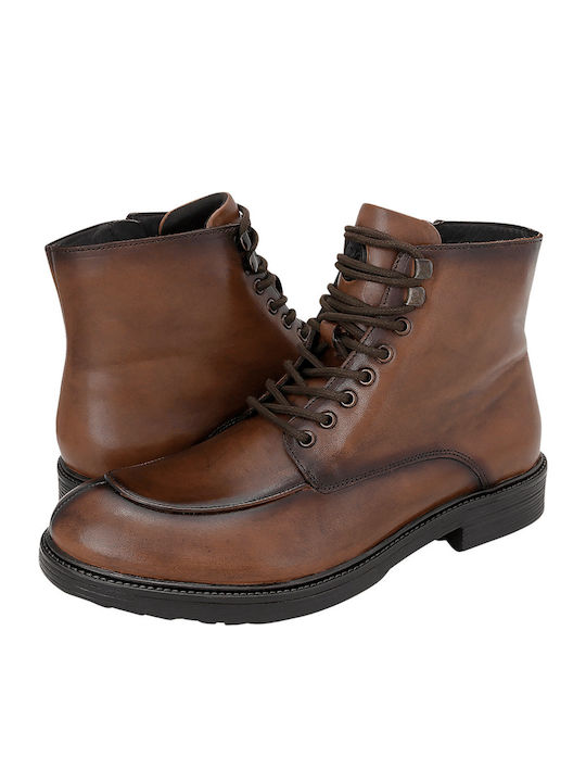 GK Uomo Leather Tabac Brown Men's Boots