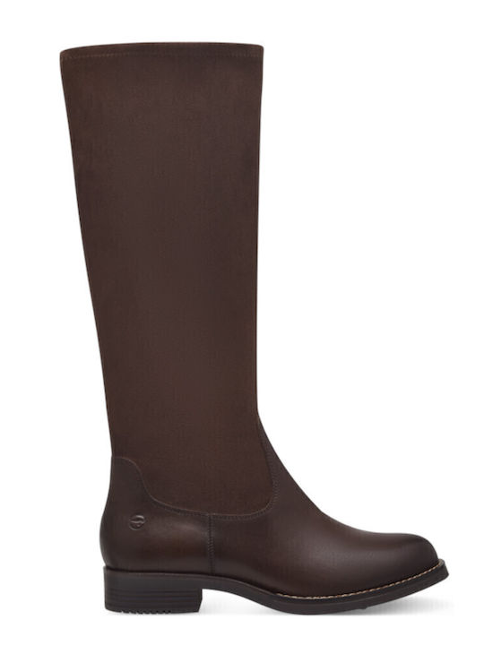 Leather Women's Boots Brown