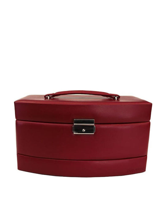 Davidts Κουτί Κοσμημάτων Μεταλλικό Κόκκινο 28x17.5x15cm
