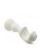 Curtain rail base Wall made of Wood White 1pcs