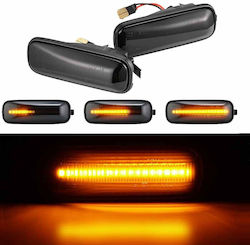Carro 242604 Πλαϊνά Φλας Φτερού Honda Civic 95-01 Prelude 92-97 Led Dynamic Φιμέ 2 Τεμάχια