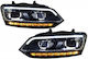 Frontscheinwerfer Set VW Polo 6R/6C 09-17 DRL Passat Matrix Look & Dynamische Blinker Voll-LED Motor