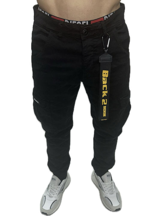 Back2jeans Pantaloni Elastic Black