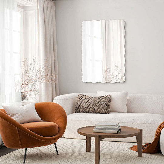 Καθρέφτης Τοίχου Twiggy Γυαλί 60x80 Cm Διάφανος Clear Incado