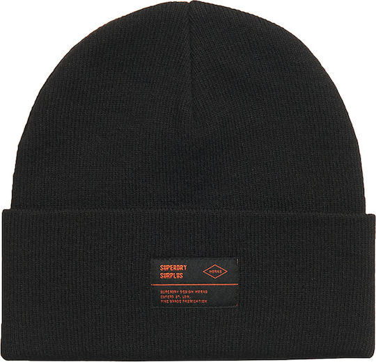 Surplus Beanie Γυναικείος Σκούφος Πλεκτός σε Μαύρο χρώμα