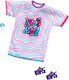 Barbie Ρούχα για Κούκλες Color Striped Dress Wi...