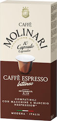 Капсули Molinari Intenso съвместими с Nespresso 10 броя Капсули Molinari Intenso съвместими с Nespresso 10 броя