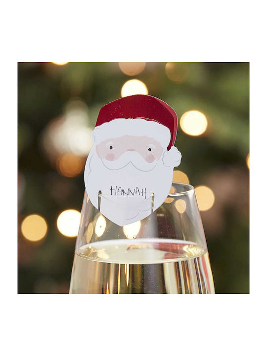Ginger Ray Santa Claus Glass 12 Pieces Ginger Ray Santa Claus Glass 12 Pieces