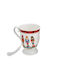 Fylliana Christmas Mug Ceramic White L12xW11cm.