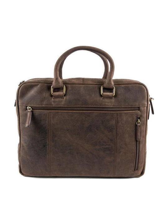 Leather Creations XK Piele Geantă pentru bărbaț...