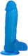 Toyz4lovers Glass Dildo with Balls and Suction Cup Blue 31cm