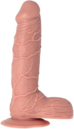 Toyz4lovers Ρεαλιστικό Dildo με Όρχεις και Βεντούζα Flesh 21.5cm