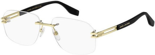 Marc Jacobs Herren Metallisches Brillengestell Gold MARC 750 RHL