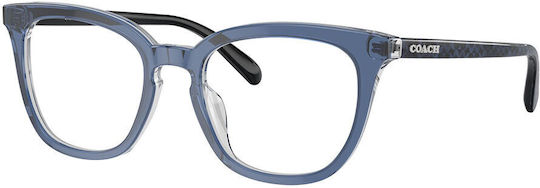 Coach Weiblich Kunststoff Brillenrahmen Blau 6222U 5787