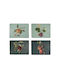 Dexam Platzdeckchen Lila 29x21.5cm 4Stück