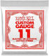 Ernie Ball Single Steel Electric Guitar String 11