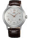 Orient Classic Ανδρικό Ρολόι Αυτόματο με Καφέ Δερμάτινο Λουράκι