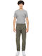 Παντελόνι Chino Ελαστικό σε Relaxed Εφαρμογή Olive Green