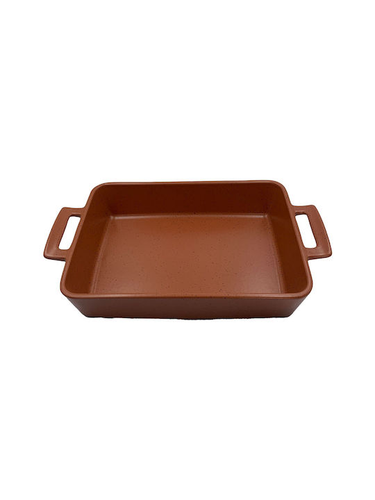 Marva Ορθογώνιο Πυρίμαχο Σκεύος Κεραμικό 36x21x6.55cm