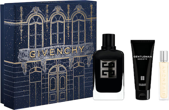 Givenchy Gentleman Society Ανδρικό Σετ με Eau de Parfum και Shower Gel 3τμχ