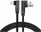 Swissten L Type Textile Universal Quick Charge 3.1 USB to Lightning Data Charging Cable 1.2m
