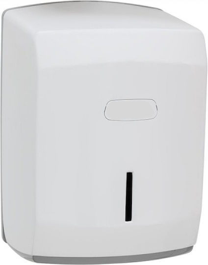 Dacenergy© Dispenser pentru Role de Prosoape de Hârtie Fabricat din ABS 1 Rolă de Prosop de Hârtie cu Diametrul de 22 cm Alb 32x22.2x22.2 cm