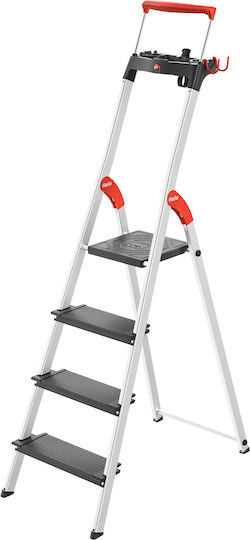 Household Ladder L100 Topline Aluminum 4 Steps