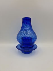 Tisch-Glasöl-Lampe Gepunktet Blau Farbe