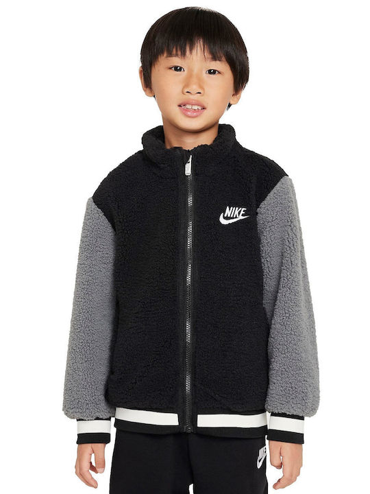 Athletic Kids Cardigan Black/Grey