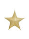 Hängendes Ornament Stern Papier Gold
