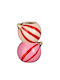 Edelman Christmas Vase Ceramic Pink D10cm.