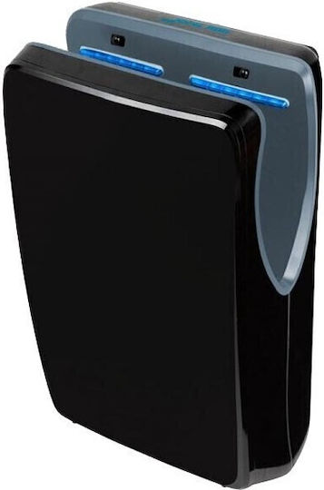 Vertical Hand Dryer Made Abs Hepa Filter 1500 W Fireproof Black 54x32x18 Cm