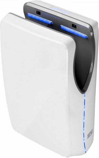 Vertical Hand Dryer Made Abs Hepa Filter 1550 W Fireproof White 54x32x18 Cm