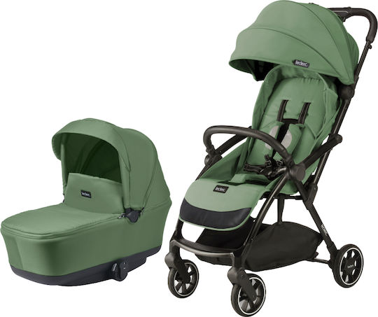 Leclerc Baby Magic Fold Plus Reglabil 2 în 1 Cărucior pentru copii Potrivit de la 6+ Luni Verde 6.6kg