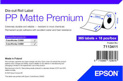 Pp Matte Label Prem Die-cut/roll 102x76mm 365 Labels Pp Matte Label Prem Die-cut/roll 102x76mm 365 Labels