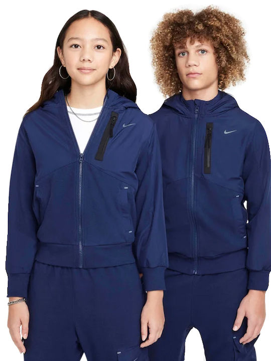 Nike Αθλητική Παιδική Ζακέτα Fleece με Κουκούλα...