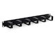 Triton 19" Patchpanel 1HE 6x Kabelhaken 70x40 mm RAL7035