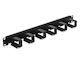 Triton 19" Patch Panel 1u 6x Patch Hook 70x27mm Black
