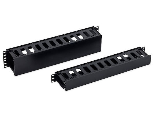 19'' Patch Panel 1u Plastic Black Ral9005