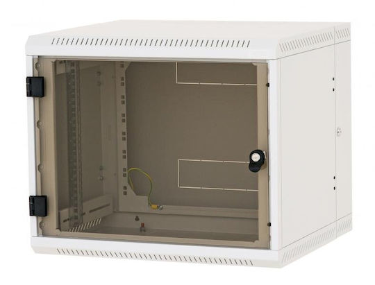 Triton 19" zweiteiliger Schrank 12HE/515mm Vollglastüren