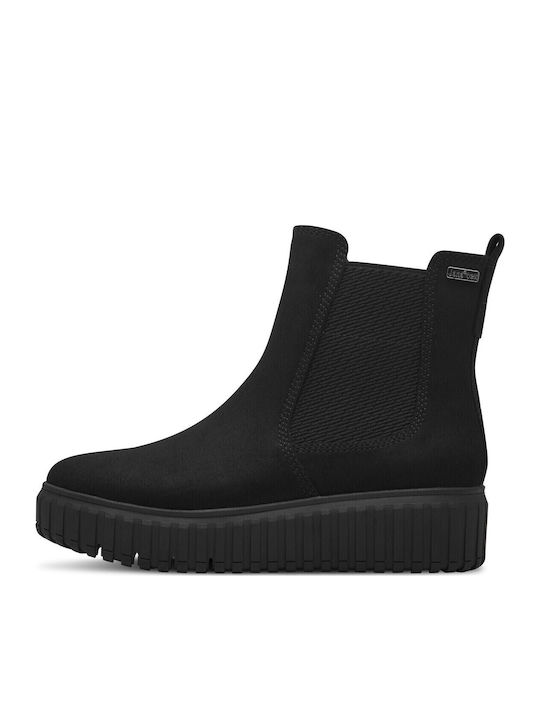 Suede Women's Ankle Boots Black