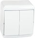 Elmark Comutator De Perete Electric Montat Pe Perete Sens Unic Alb