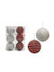 Hanging Ball Ornament Ornament 12cm Set 3pcs