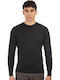Langarm-Pullover Schwarz