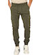 Παντελόνι Cargo Ελαστικό σε Slim Εφαρμογή Dark Olive