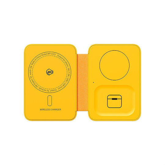 WK Wireless Charger (Qi Pad) 15W Yellows (WP-U172)