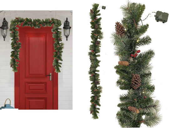 ArteLibre Weihnachtliche Girlande Grün 270cm 1Stück